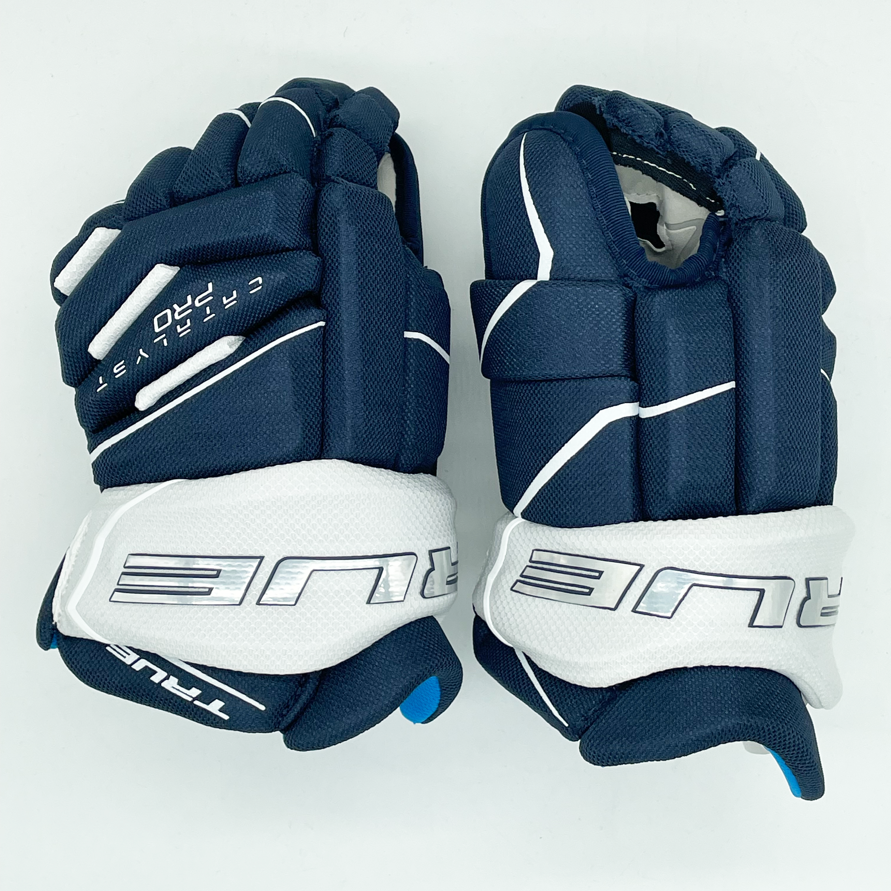 Gants True Catalyst Pro – Intermédiaire (bleu marine/blanc)